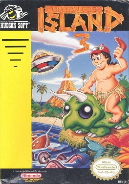 Обложка североамериканской версии игры Adventure Island III