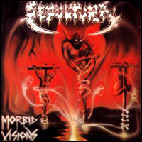 Обложка альбома группы Sepultura «Morbid Visions» (1986)