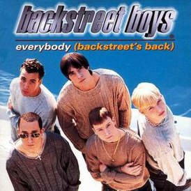 Обложка сингла Backstreet Boys «Everybody (Backstreet's back)» (1997)