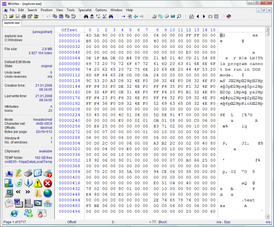 Скриншот программы WinHex