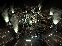 Панорама Мидгара в Final Fantasy VII (1997)