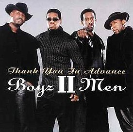 Обложка сингла Boyz II Men «Thank You in Advance» (2000)