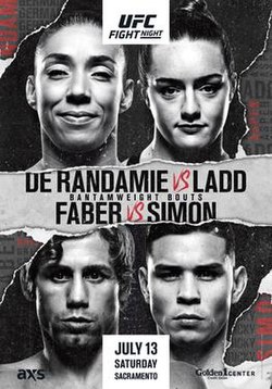 Постер UFC Fight Night: де Рандами - Лэдд