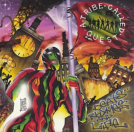 Обложка альбома A Tribe Called Quest «Beats, Rhymes and Life» (1996)