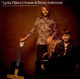 Обложка альбома Björn & Benny «Lycka» (1970)