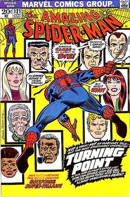 Обложка выпуска The Amazing Spider-Man #121 (июнь 1973). Художник Джон Ромита-старший.