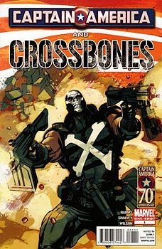 Кроссбоунс на обложке Captain America and Crossbones Vol 1 #1 Художник Грег Точчини