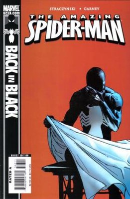 Обложка The Amazing Spider-Man #543 (октябрь 2007). Художник Рон Карни.