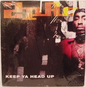 Обложка сингла 2Pac при участии Дейва Холлистера «Keep Ya Head Up» (1993)