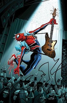 Паук-панк на обложке Edge of Spider-Geddon vol. 1 #1 Художник — Джерардо Сандоваль.