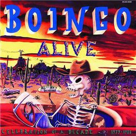 Обложка альбома Oingo Boingo «Boingo Alive» (1988)