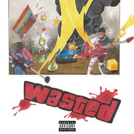 Обложка сингла Juice WRLD при участии Lil Uzi Vert «Wasted» (2018)