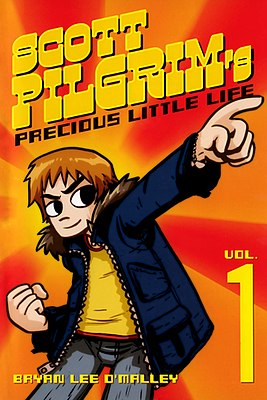 Обложка первого тома Scott Pilgrim. Художник Брайан Ли О’Мэлли