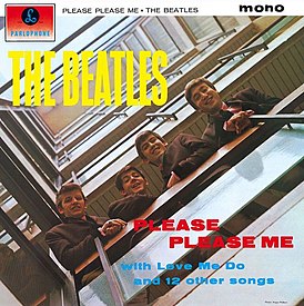 Обложка альбома The Beatles «Please Please Me» (1963)