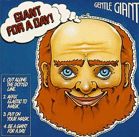 Обложка альбома Gentle Giant «Giant for a Day» (1978)