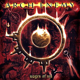 Обложка альбома Arch Enemy «Wages of Sin» (2001)