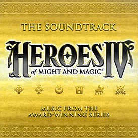 Обложка альбома Роба Кинга, Пола Ромеро, Стива Бака «Heroes of Might and Magic IV: The Soundtrack» ()