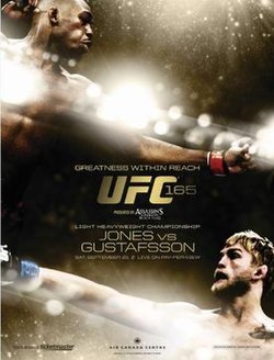 Постер UFC 165: Джонс - Густафссон