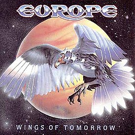 Обложка альбома Europe «Wings of Tomorrow» (1984)