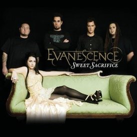 Обложка сингла Evanescence «Sweet Sacrifice» (2007)