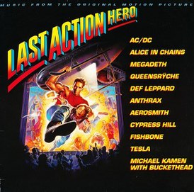 Обложка альбома к фильму «Последний киногерой» «Last Action Hero: Music from the Original Motion Picture» ()