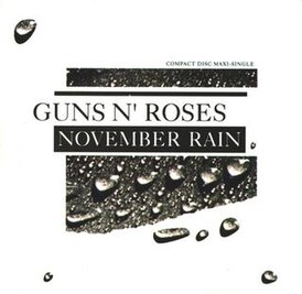 Обложка сингла Guns N’ Roses «November Rain» ()