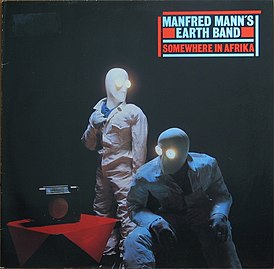 Обложка альбома Manfred Mann’s Earth Band «Somewhere in Afrika» (1983)