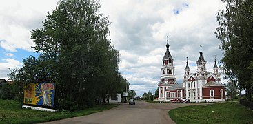 Въезд в Большое Туманово