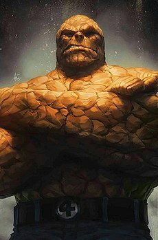 Существо на варианте обложки комикса Fantastic Four vol. 6 #1 (Август, 2018) Художник — Стэнли Лау.