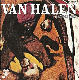 Обложка сингла Van Halen «Unchained» (1981)