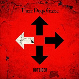 Обложка альбома Three Days Grace «Outsider» (2018)