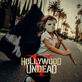 Обложка альбома Hollywood Undead «Five» (2017)