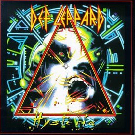 Обложка альбома Def Leppard «Hysteria» (1987)