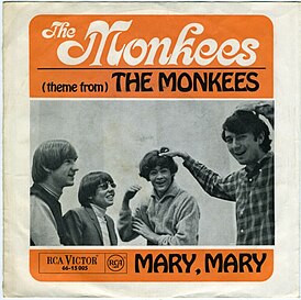 Обложка сингла The Monkees «(Theme From) The Monkees» (1967)