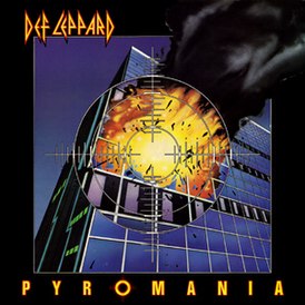 Обложка альбома Def Leppard «Pyromania» (1983)