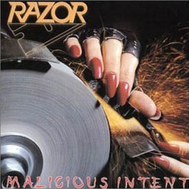 Обложка альбома Razor «Malicious Intent» (1986)