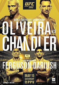 Постер UFC 262: Оливейра - Чендлер