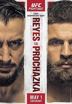 Постер UFC на ESPN: Рейес - Прохазка