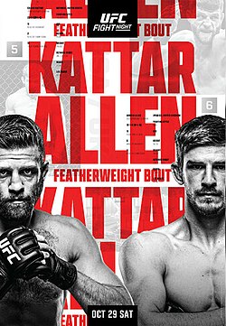 Постер UFC Fight Night: Каттар - Аллен