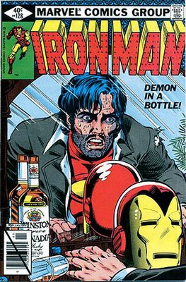 Обложка финального выпуска сюжетной линии, Iron Man #128 (ноябрь 1979), художник Джон Ромита-младший.