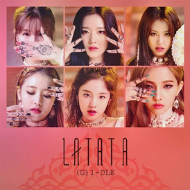 Обложка сингла (G)I-DLE «Latata» (2018)