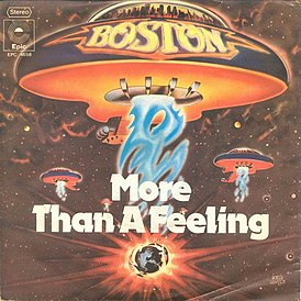 Обложка сингла Boston «More Than a Feeling / Smokin’» (1976)