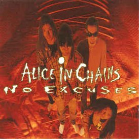 Обложка сингла Alice in Chains «No Excuses» (1994)