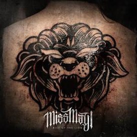 Обложка альбома Miss May I «Rise of the Lion» (2014)