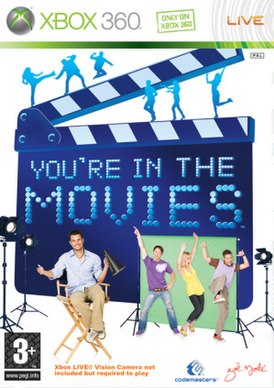 Обложка коробочки с игрой You're in the Movies