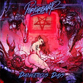 Обложка альбома Perturbator «Dangerous Days» (2014)