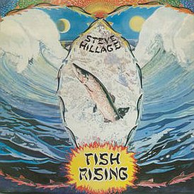 Обложка альбома Steve Hillage «Fish Rising» (1975)