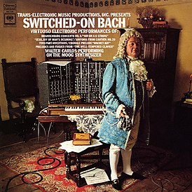 Обложка альбома Уолтера Карлоса «Switched-On Bach» (1968)