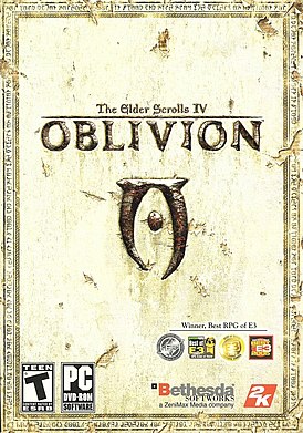 Обложка диска «The Elder Scrolls IV: Oblivion»