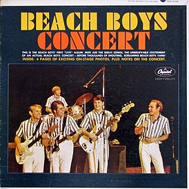 Обложка альбома The Beach Boys «Beach Boys Concert» (1964)